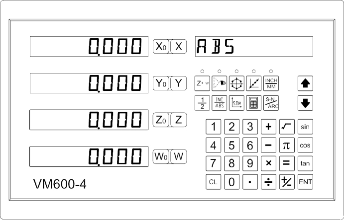 Yihao VM600 Series Digital Readout DRO(图3)